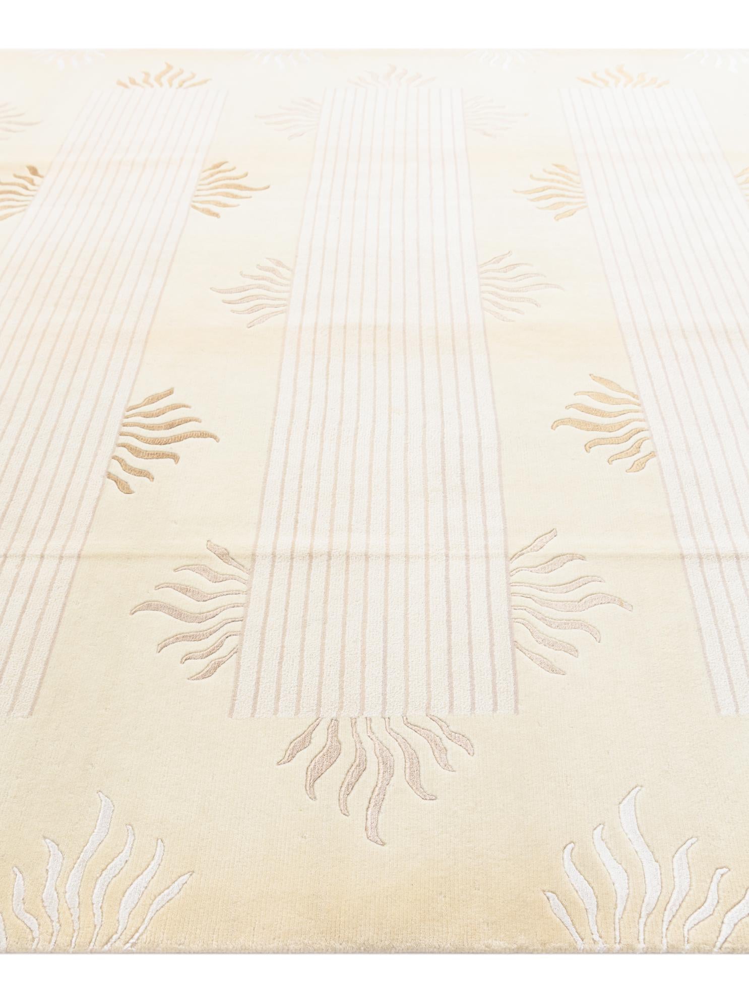 8' 4 x 11' 7 Hand Knotted Darya Wool Rug