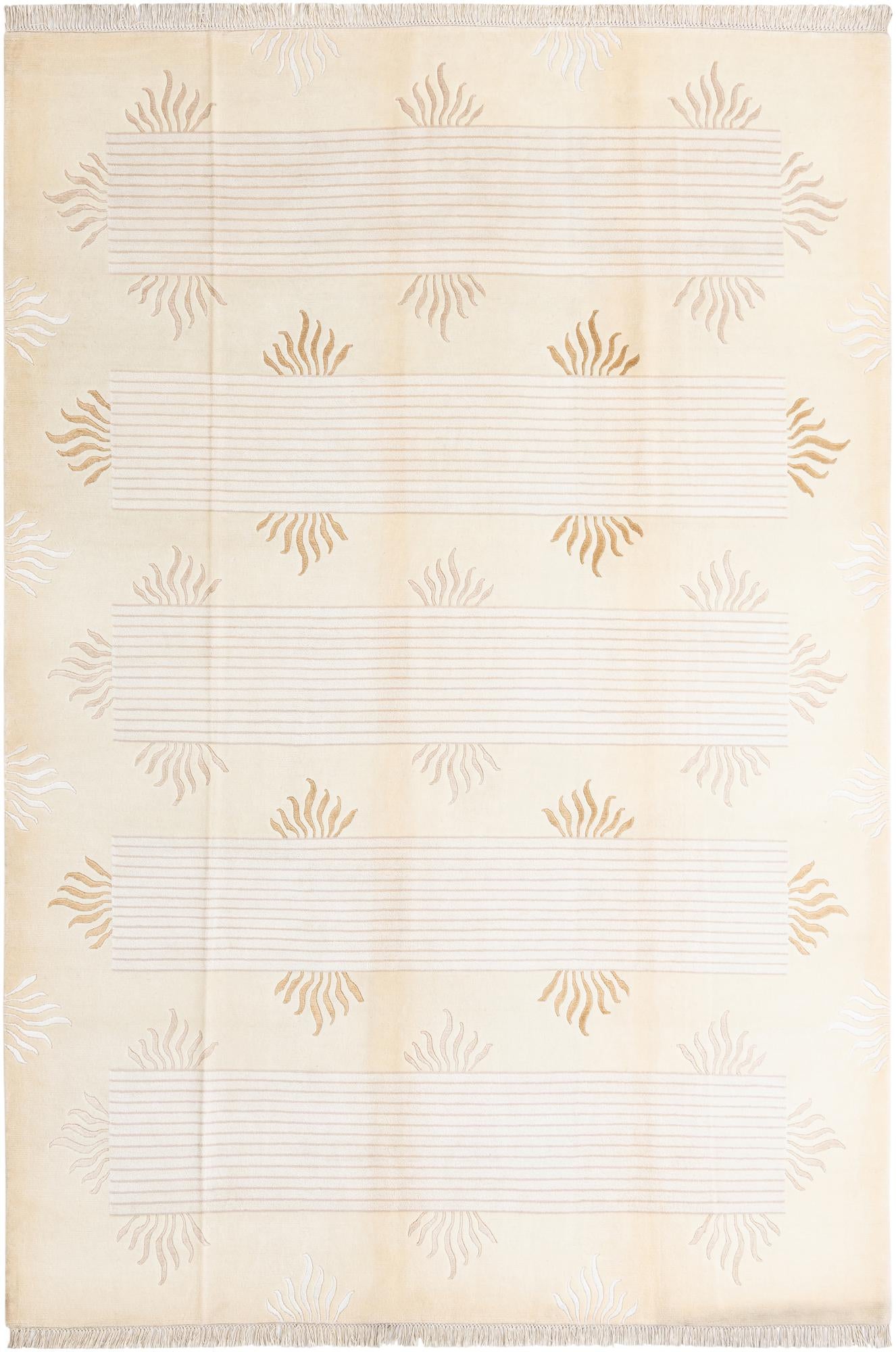 8' 4 x 11' 7 Hand Knotted Darya Wool Rug