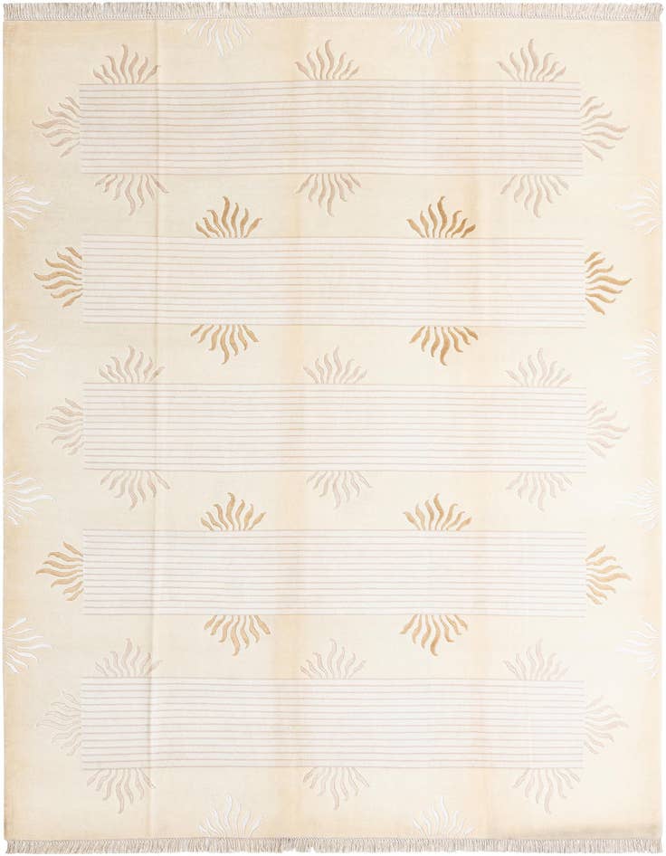 Detail image of 8' 4 x 11' 7 Hand Knotted Darya Wool Rug