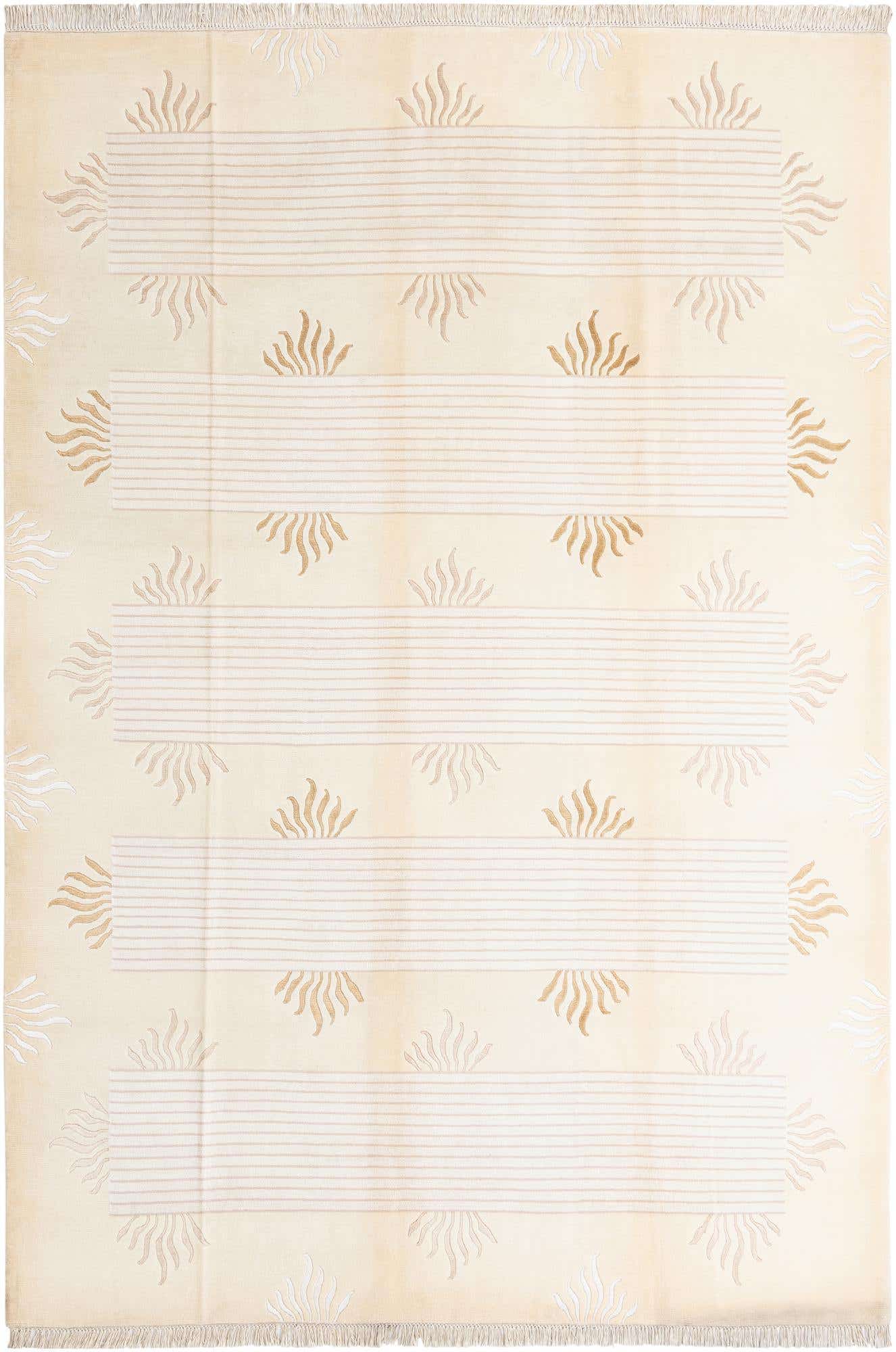 8' 4 x 11' 7 Hand Knotted Darya Wool Rug