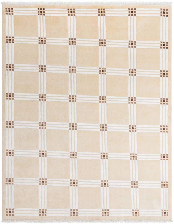 Detail image of 8' 1 x 11' 2 Hand Knotted Darya Wool Rug