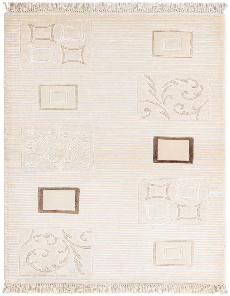 Detail image of 2' 8 x 4' 11 Hand Knotted Darya Rug