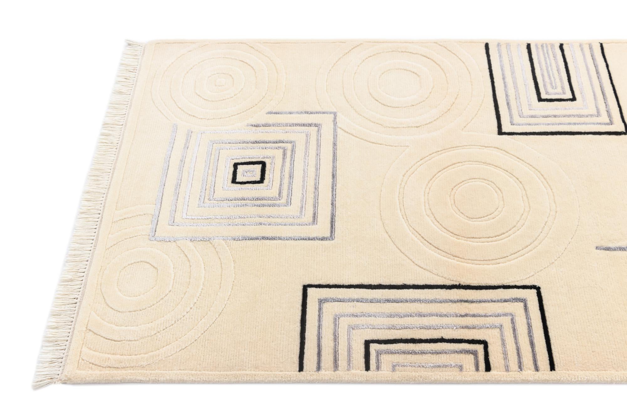 2' 11 x 4' 11 Hand Knotted Darya Rug