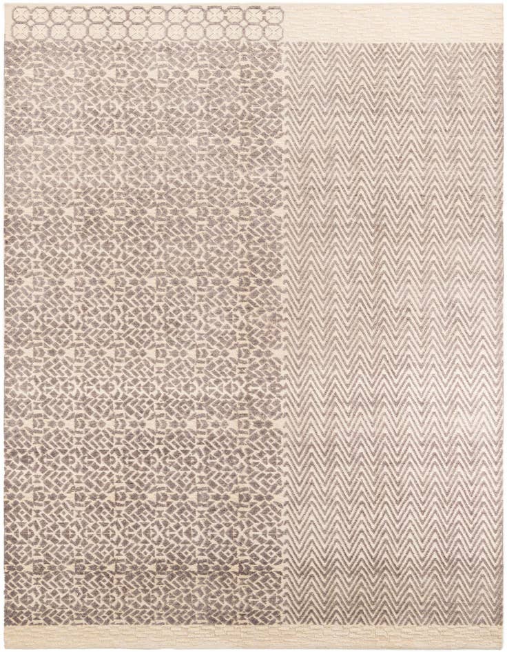 Detail image of 8' 10 x 12' 2 Hand Knotted Darya Wool Rug