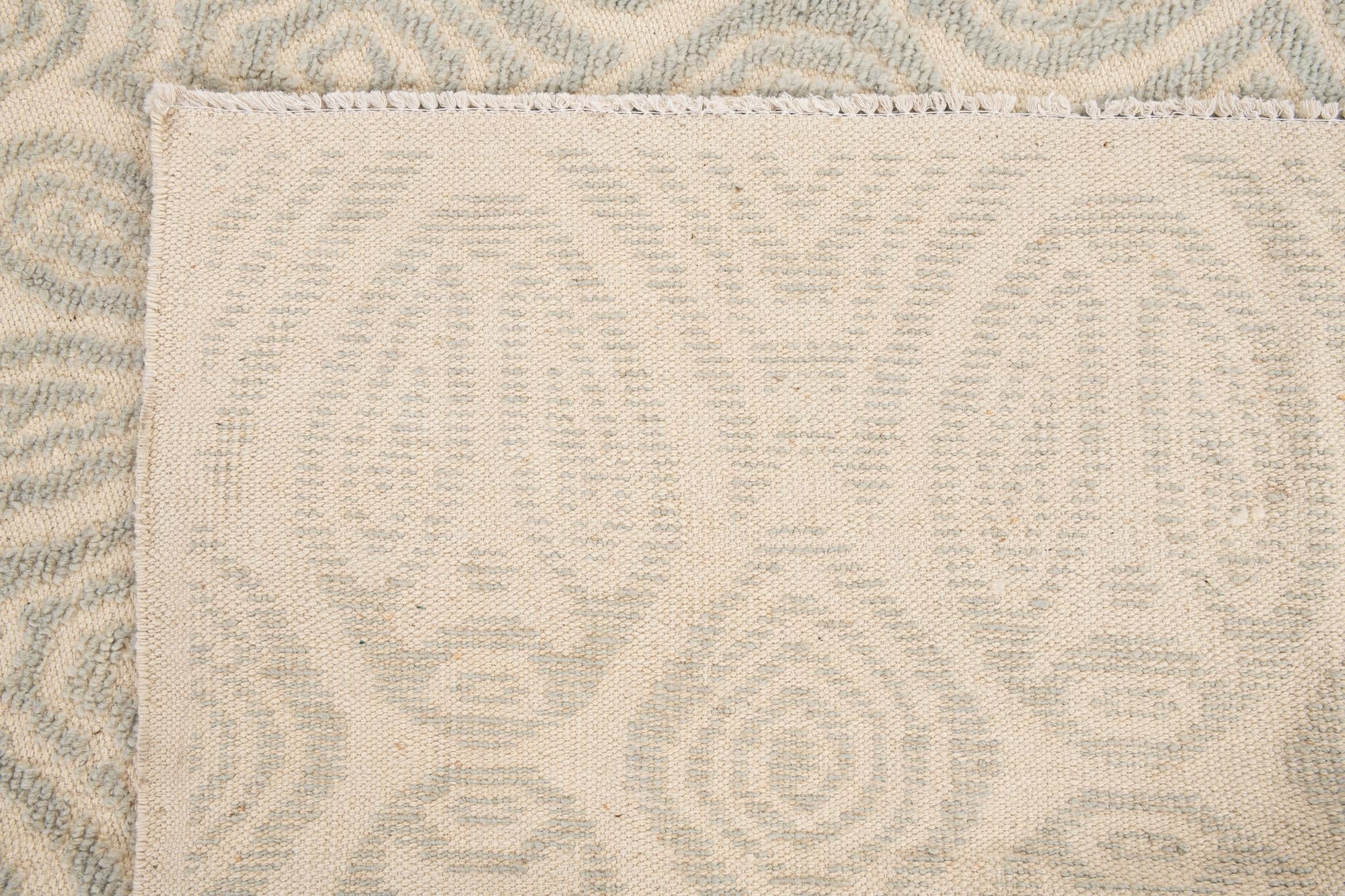 9' x 12' 5 Hand Knotted Darya Wool Rug