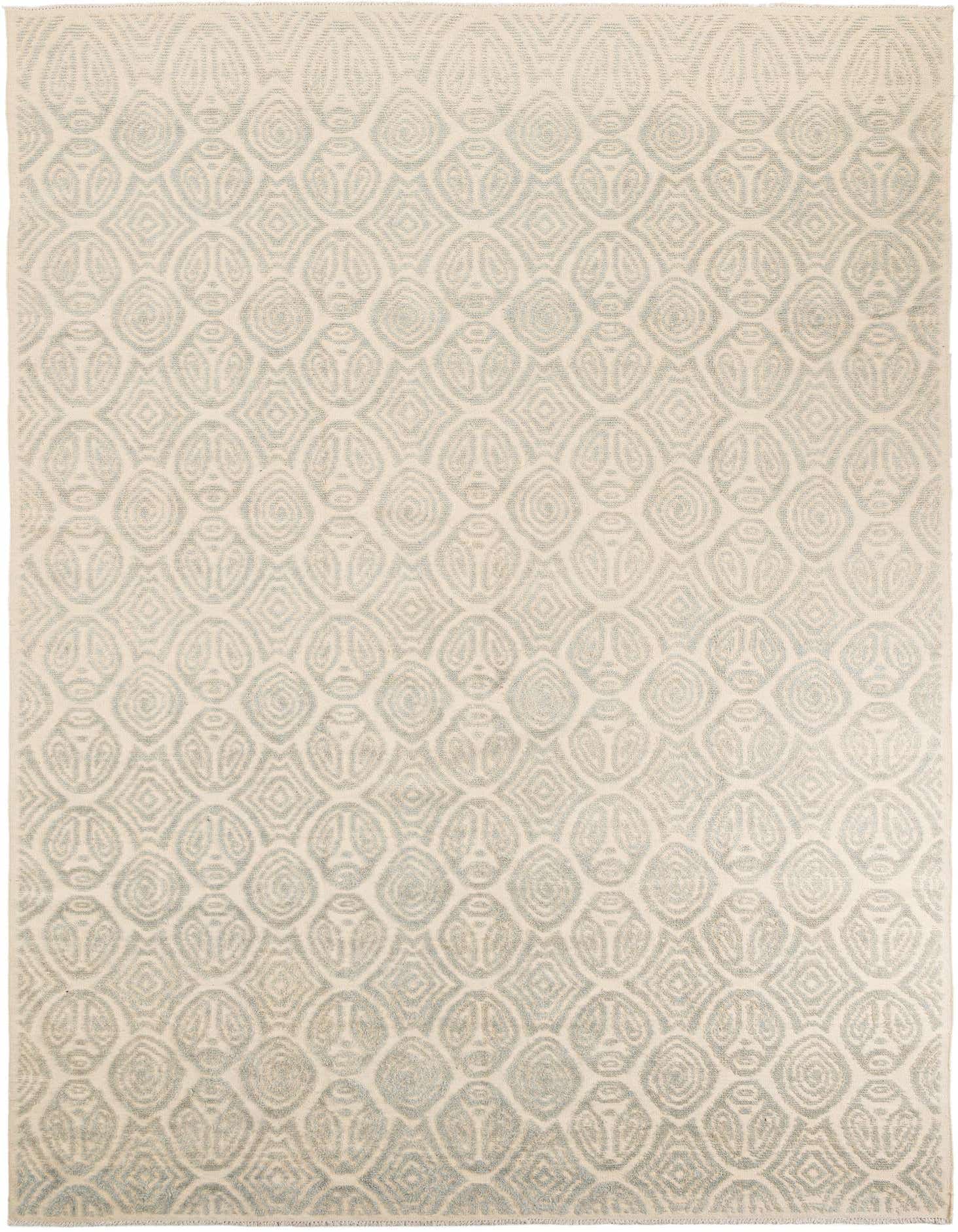 9' x 12' 5 Hand Knotted Darya Wool Rug