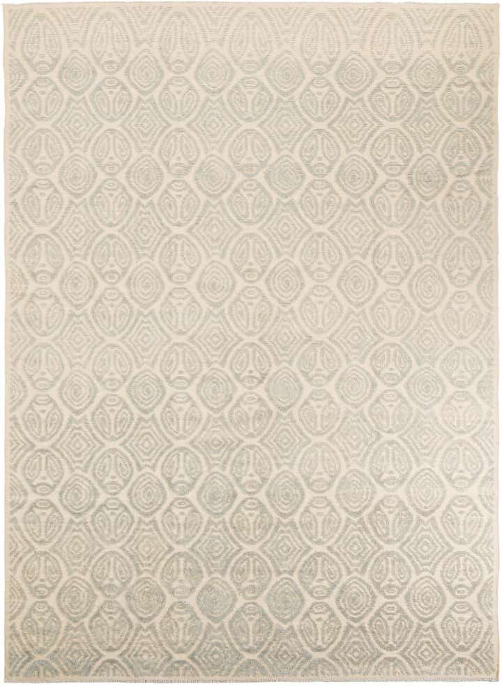 9' x 12' 5 Hand Knotted Darya Wool Rug