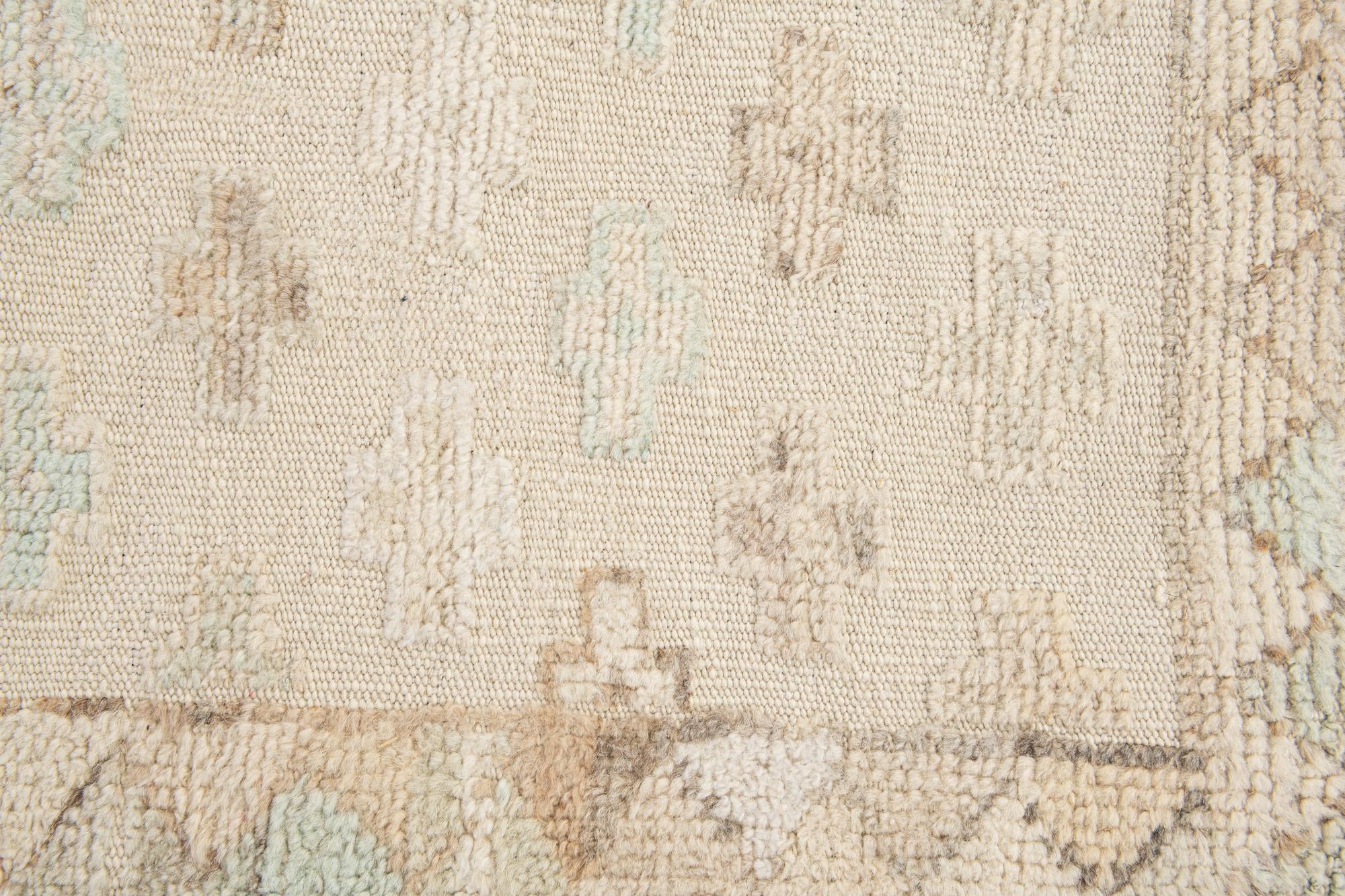8' 5 x 9' 7 Hand Knotted Darya Wool Rug