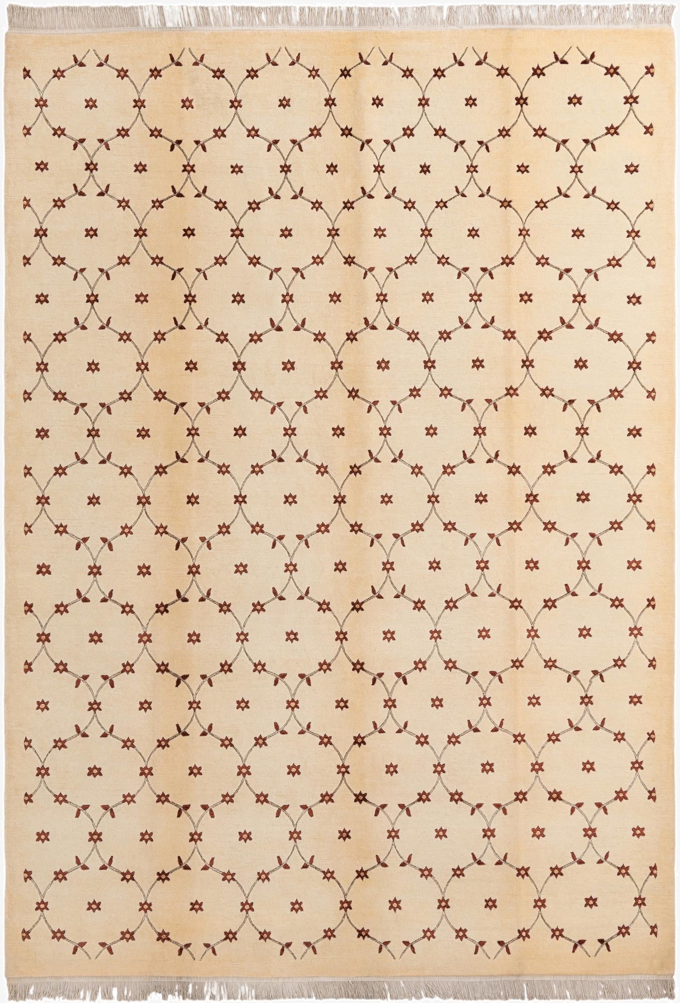 8' 2 x 11' 6  Hand Knotted Darya Wool Rug