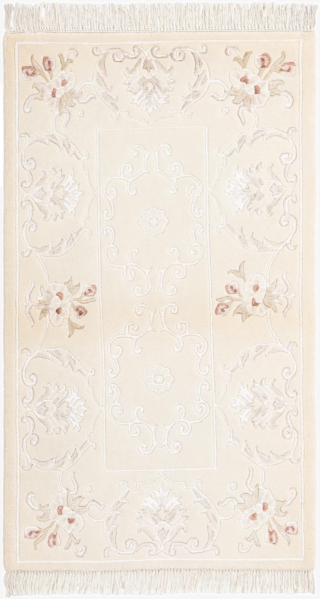 2' 9 x 4' 8  Hand Knotted Darya Wool Rug