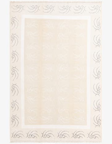 6' 6 x 9' 7 Hand Knotted Darya Wool Rug