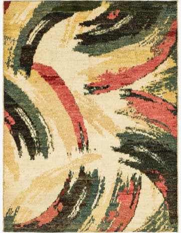 6' 9 x 9' 1 Hand Knotted Darya Wool Rug