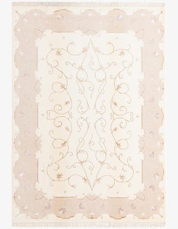 5' 7 x 7' 10 Hand Knotted Darya Wool Rug