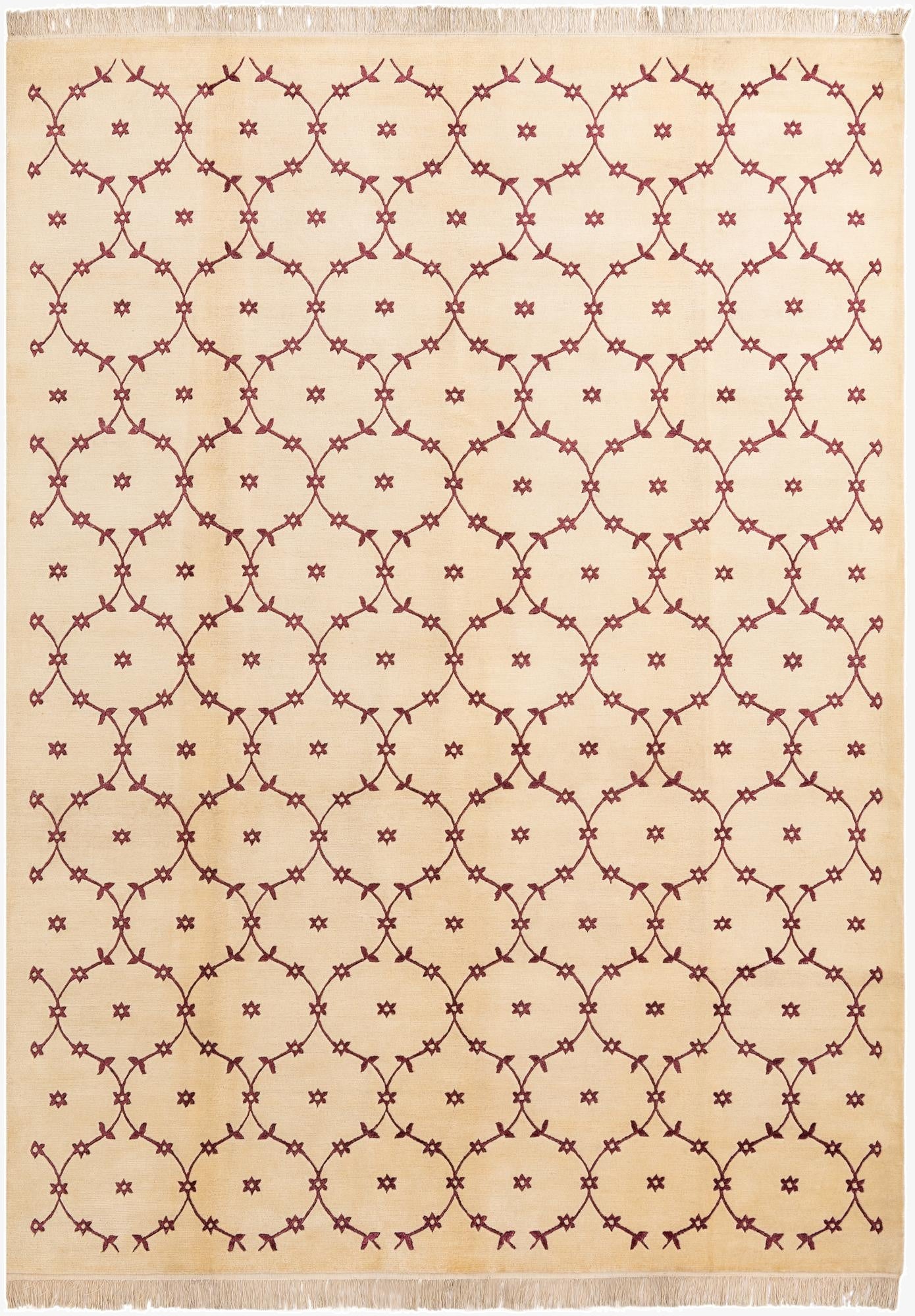 8' 2 x 11' 1  Hand Knotted Darya Wool Rug