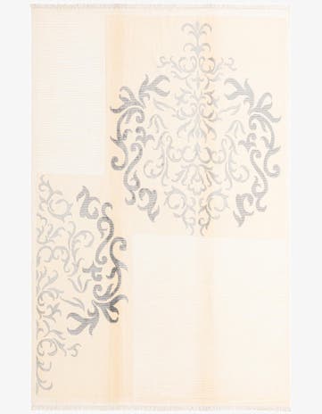 6' 4 x 9' 8 Hand Knotted Darya Wool Rug