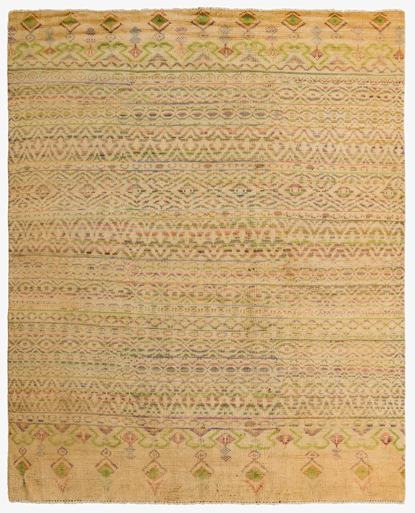 7' 9 x 9'  Hand Knotted Darya Wool Rug