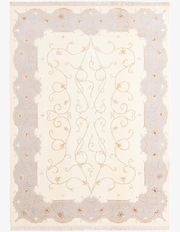 5' 9 x 7' 10 Hand Knotted Darya Wool Rug