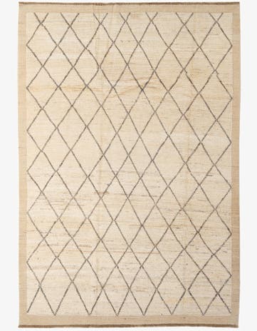 6' 4 x 9' 4 Hand Knotted Darya Wool Rug