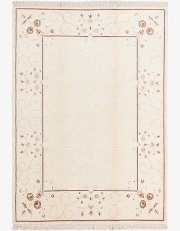 5' 7 x 7' 10 Hand Knotted Darya Wool Rug