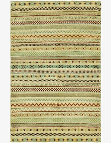 3' 2 x 4' 10 Hand Knotted Darya Rug