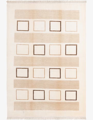 5' 8 x 8' 2 Hand Knotted Darya Wool Rug