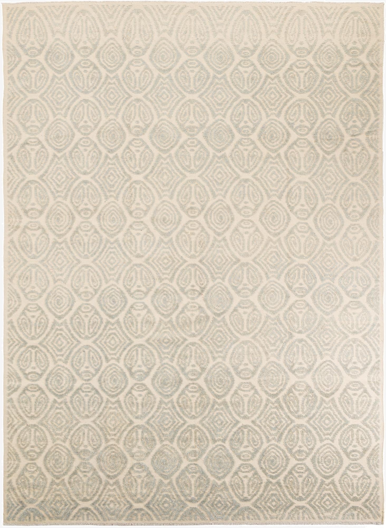 9' x 12' 5  Hand Knotted Darya Wool Rug