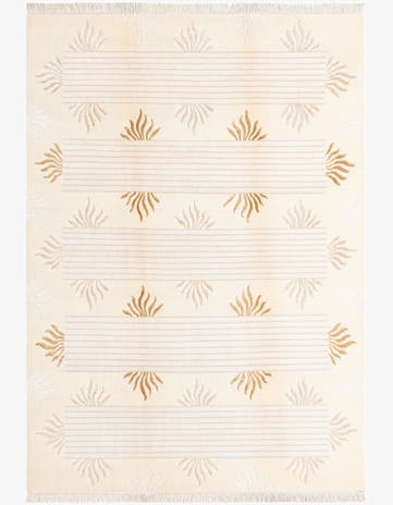 5' 7 x 7' 10 Hand Knotted Darya Wool Rug