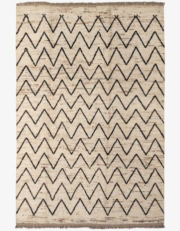 6' 8 x 9' 11 Hand Knotted Darya Wool Rug