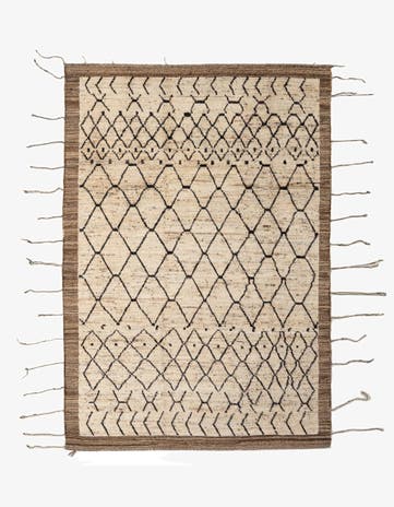 6' 4 x 10' 1 Hand Knotted Darya Wool Rug