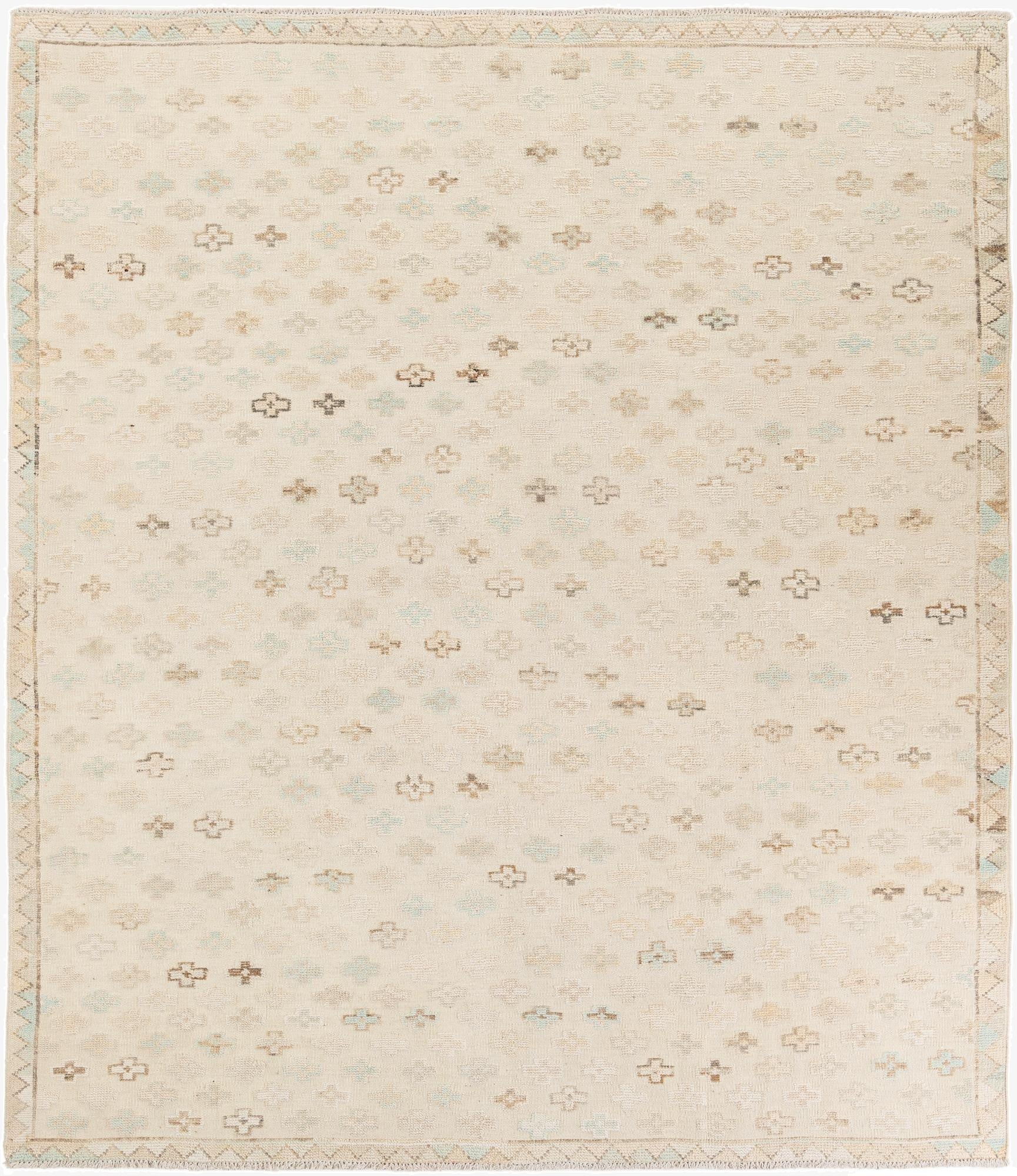 8' 5 x 9' 7  Hand Knotted Darya Wool Rug