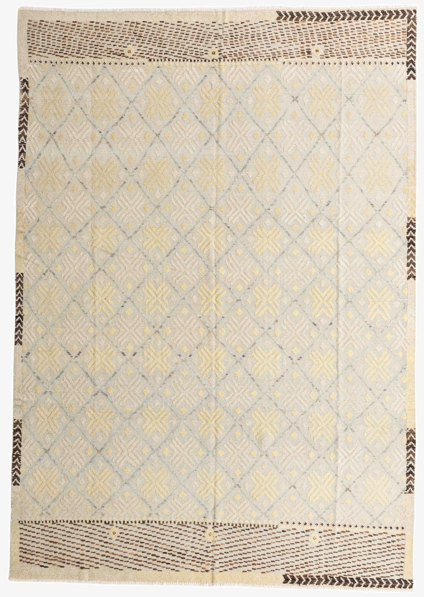 8' 8 x 12' 5  Hand Knotted Darya Wool Rug