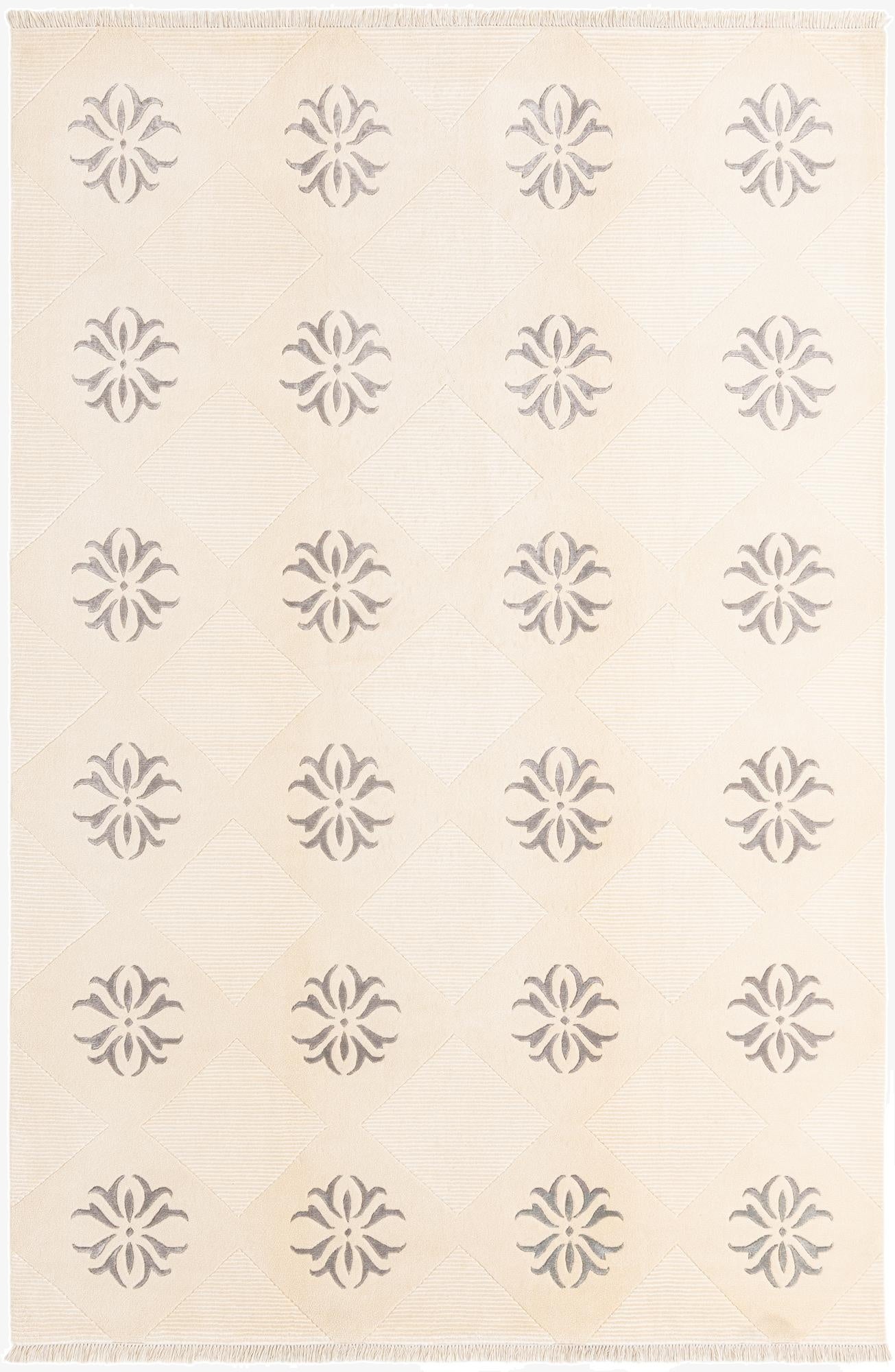 6' 7 x 9' 10  Hand Knotted Darya Wool Rug