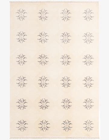 6' 7 x 9' 10 Hand Knotted Darya Wool Rug