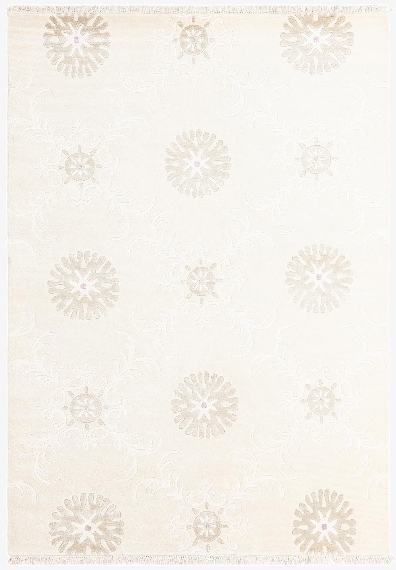 5' 6 x 8'  Hand Knotted Darya Wool Rug