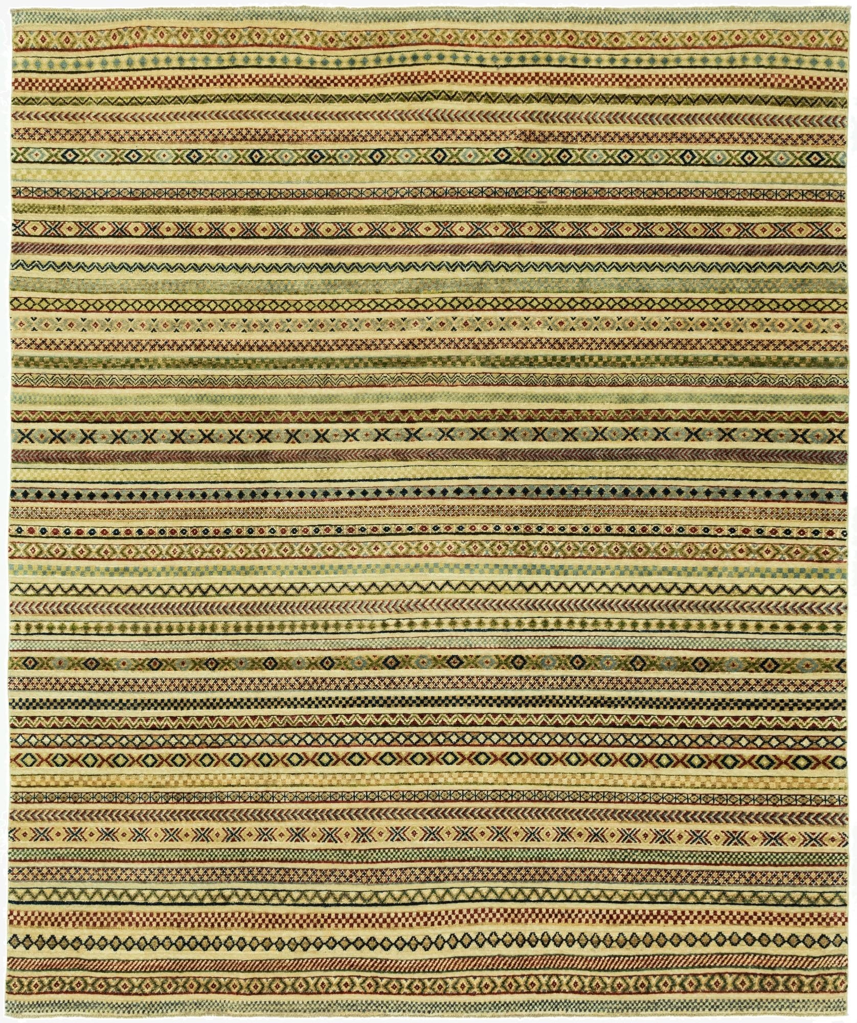 8' x 9' 8  Hand Knotted Darya Rug