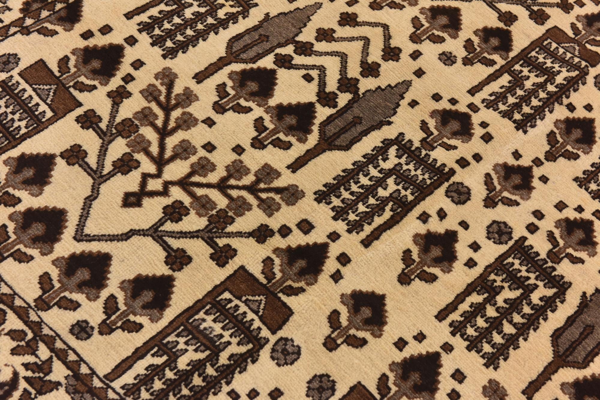 7' 9 x 11' 3 Hand Knotted Ferdos Persian Wool Rug