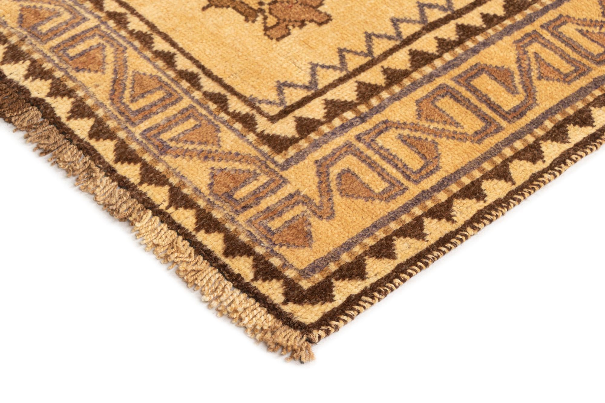 4' 6 x 7' 8 Gabbeh Wool Rug