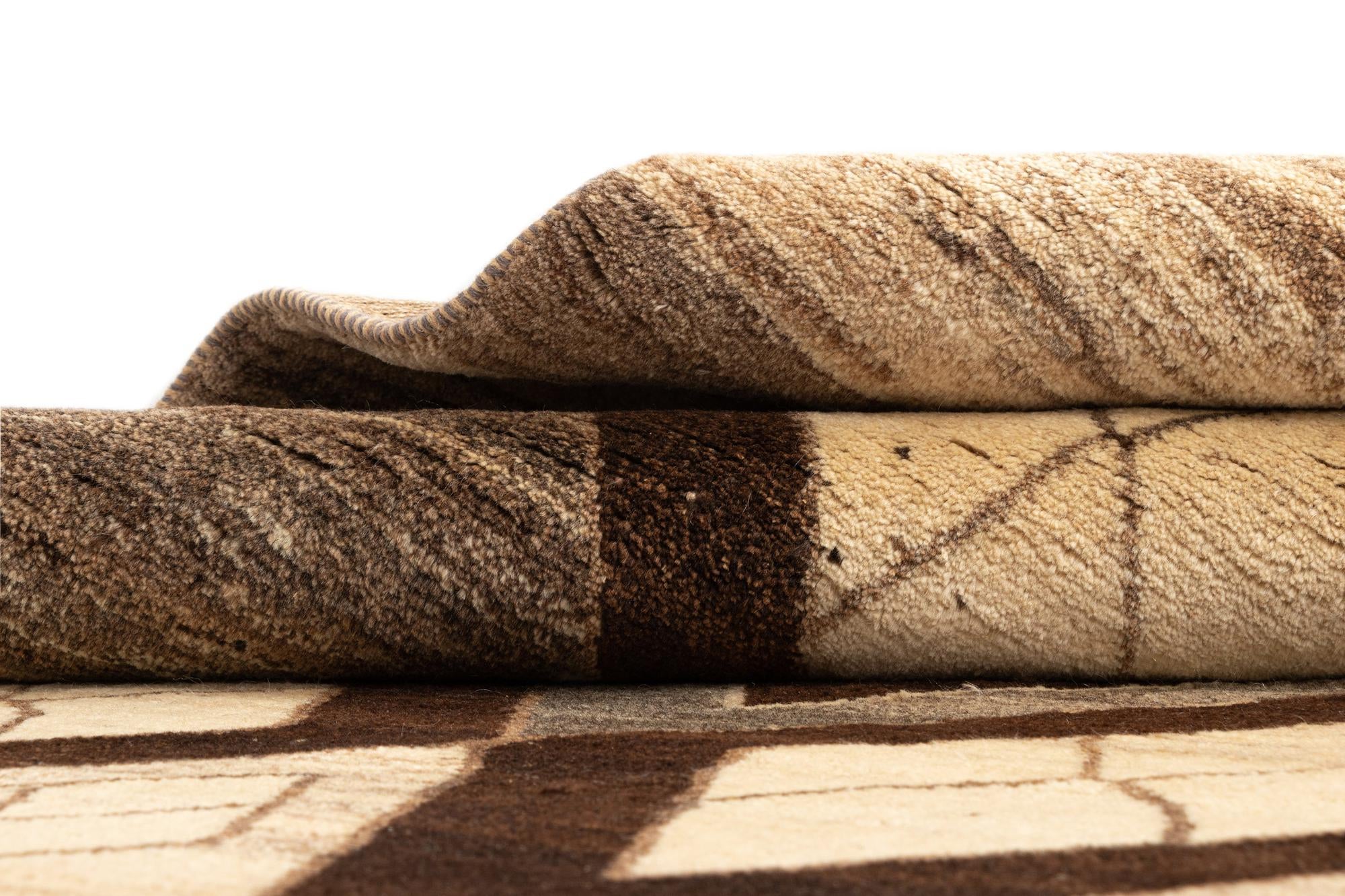 3' 10 x 6' 8 Gabbeh Wool Rug