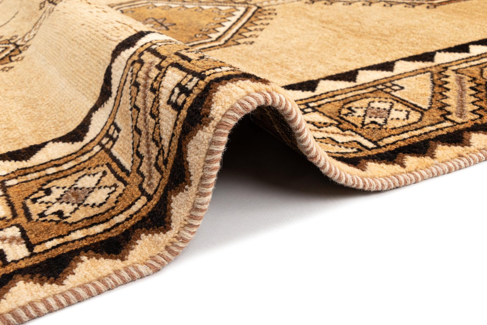 3' 11 x 7' Gabbeh Wool Rug