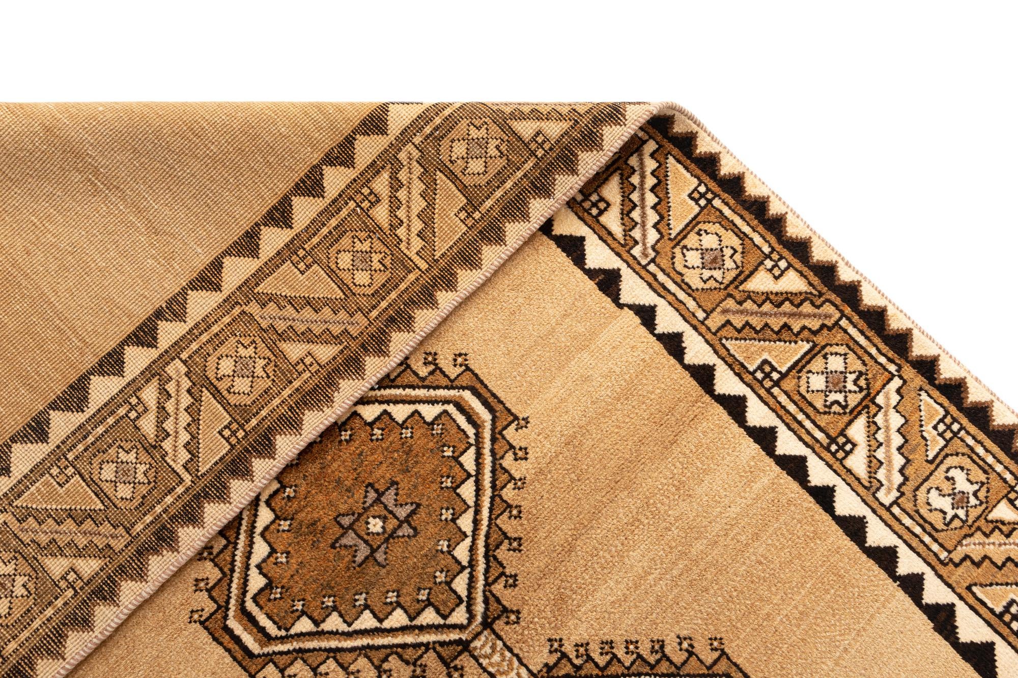 3' 11 x 7' Gabbeh Wool Rug