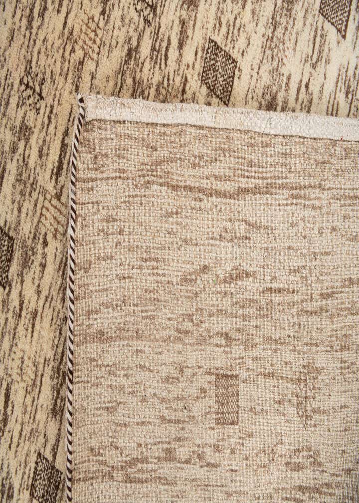 4' 8 x 6' 10 Hand Knotted Gabbeh Wool Rug