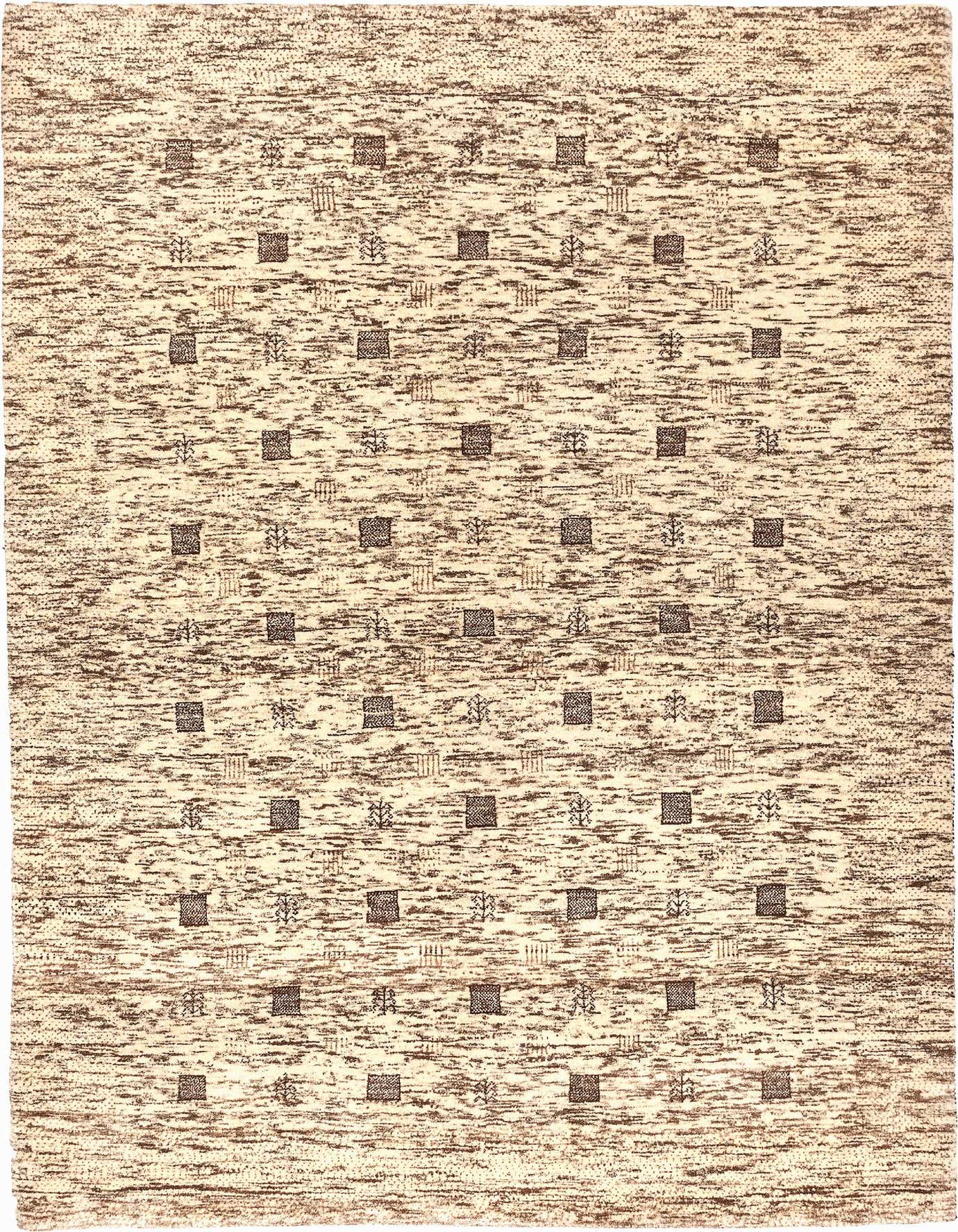 4' 8 x 6' 10 Hand Knotted Gabbeh Wool Rug