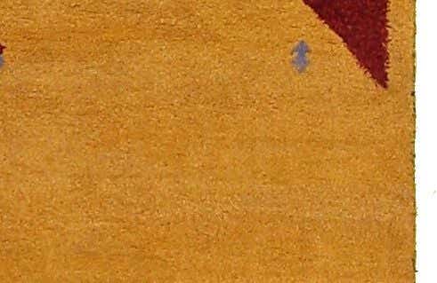 5' 7 x 8' Hand Knotted Gabbeh PastInv Wool Rug