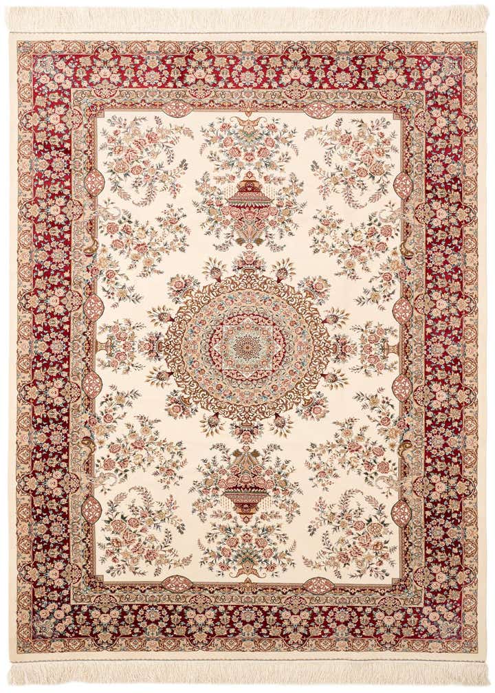 4' 9 x 7' 3 Ghom Design Rug