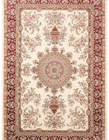 4' 9 x 7' 3 Ghom Design Rug