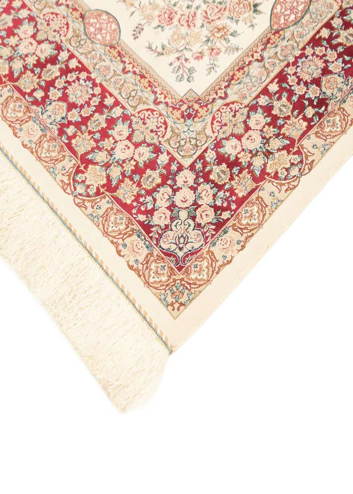 4' 9 x 7' 3 Ghom Design Rug