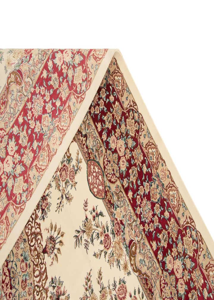 4' 9 x 7' 3 Ghom Design Rug