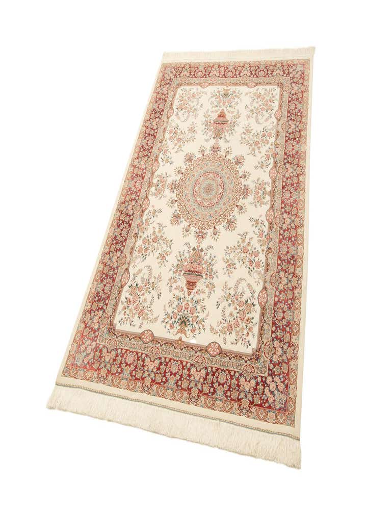 4' 9 x 7' 2 Ghom Design Rug