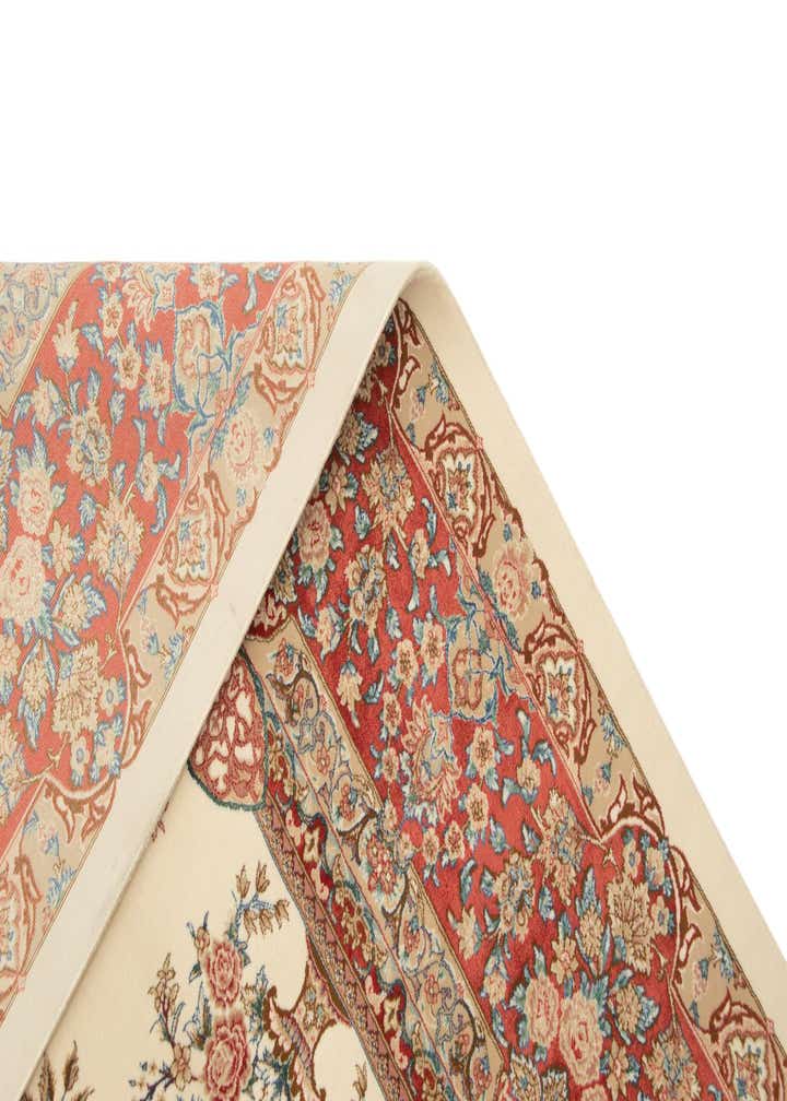 4' 9 x 7' 2 Ghom Design Rug