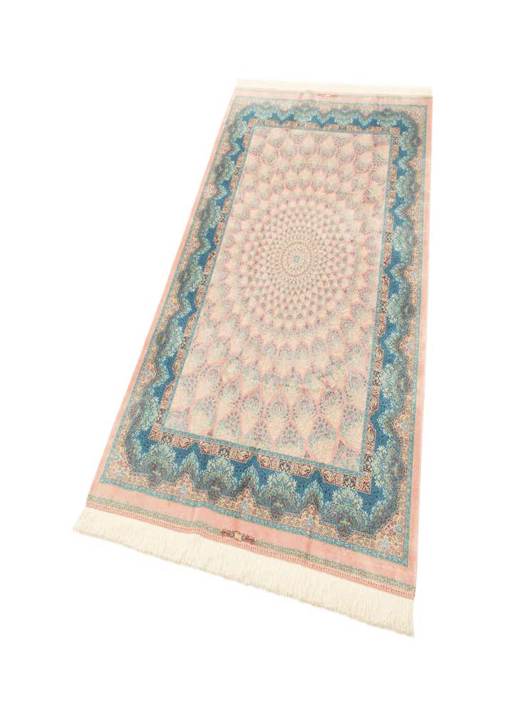 4' 4 x 6' 5 Ghom Design Rug